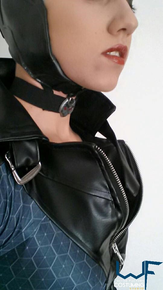 catwoman cosplay mask and goggles arkham knight city costume dc comics batman version