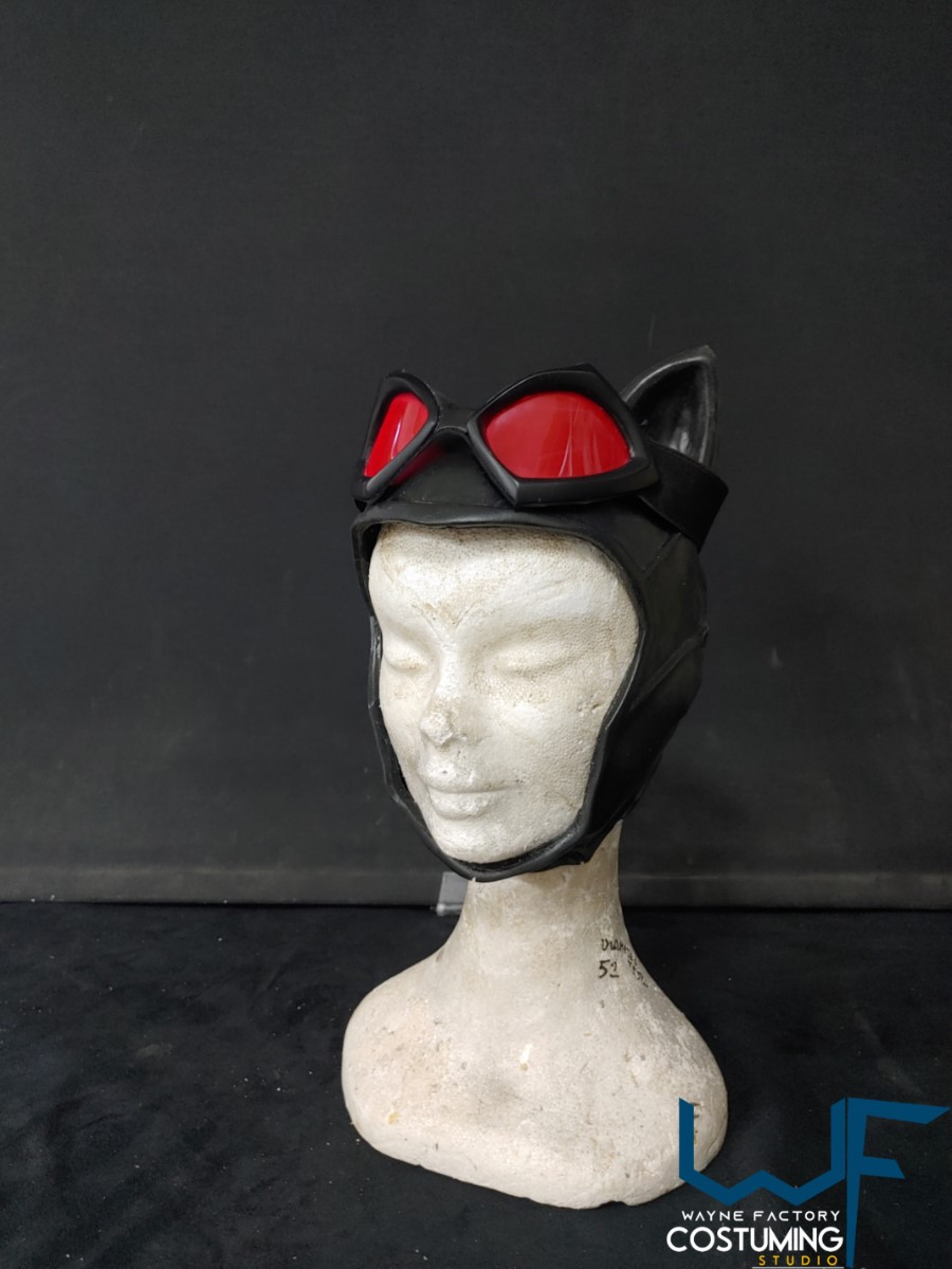 catwoman cosplay mask and goggles arkham knight city costume dc comics batman version
