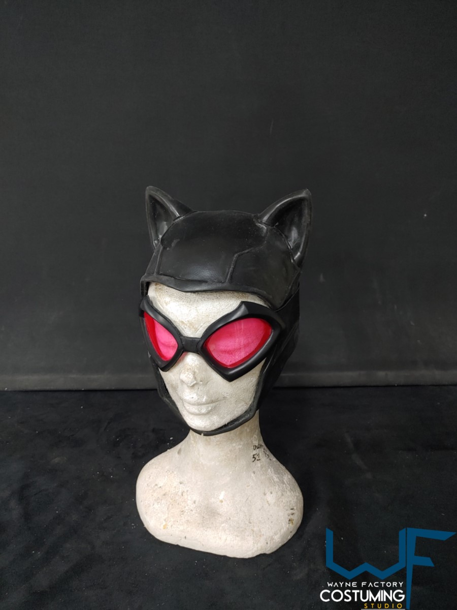 catwoman cosplay mask and goggles arkham knight city costume dc comics batman version