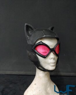 catwoman cosplay mask and goggles arkham knight city costume dc comics batman version
