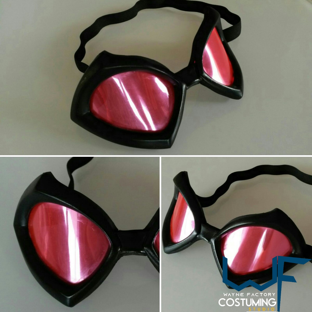catwoman cosplay mask and goggles arkham knight city costume dc comics batman version