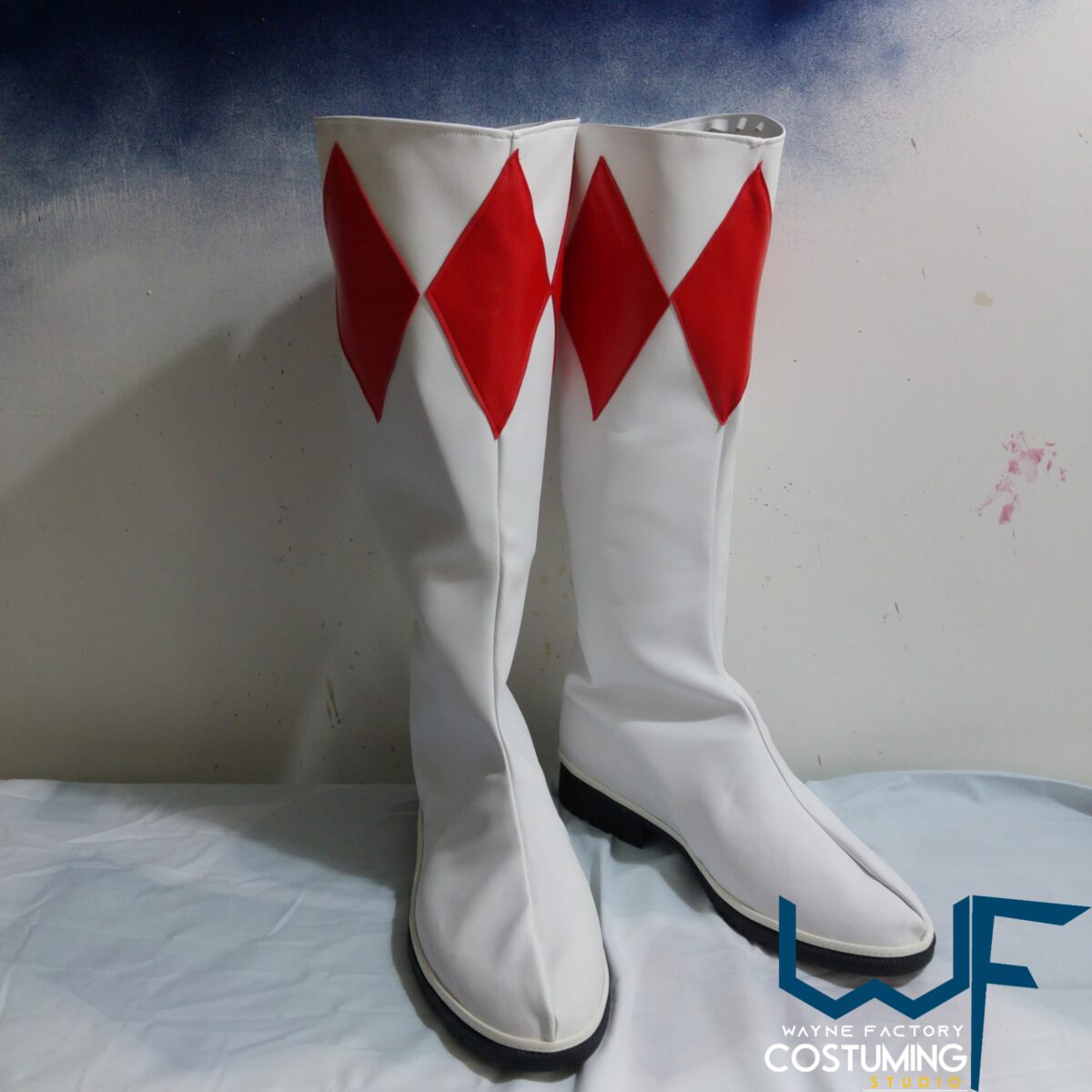 power ranger boots cosplay accessories mmpr red and green color