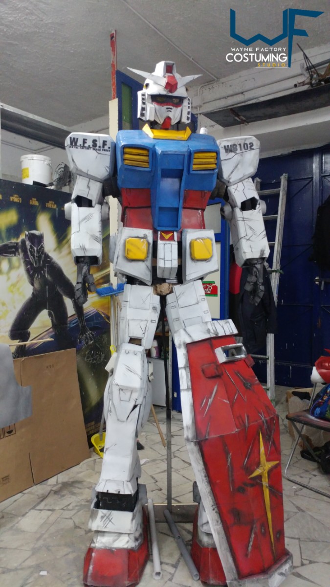 the gundam cosplay robot costume japan anime foam armor