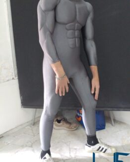 muscle suit cosplay costume under suit foam pads superhero pump fitness spandex lycra