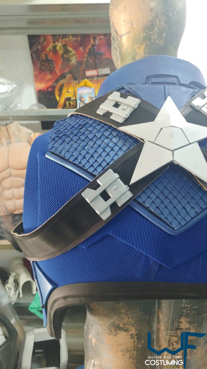captain america avengers custom costume version cap original marvel comics cosplay inspired helmet belt harness shield