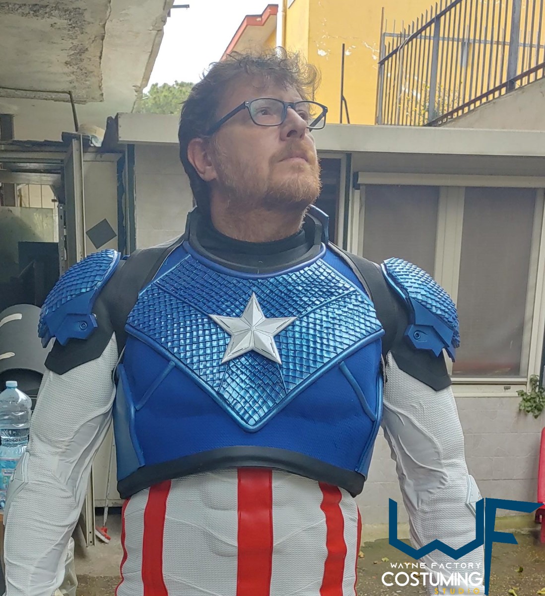 captain america avengers custom costume version cap original marvel comics cosplay inspired helmet belt harness shield