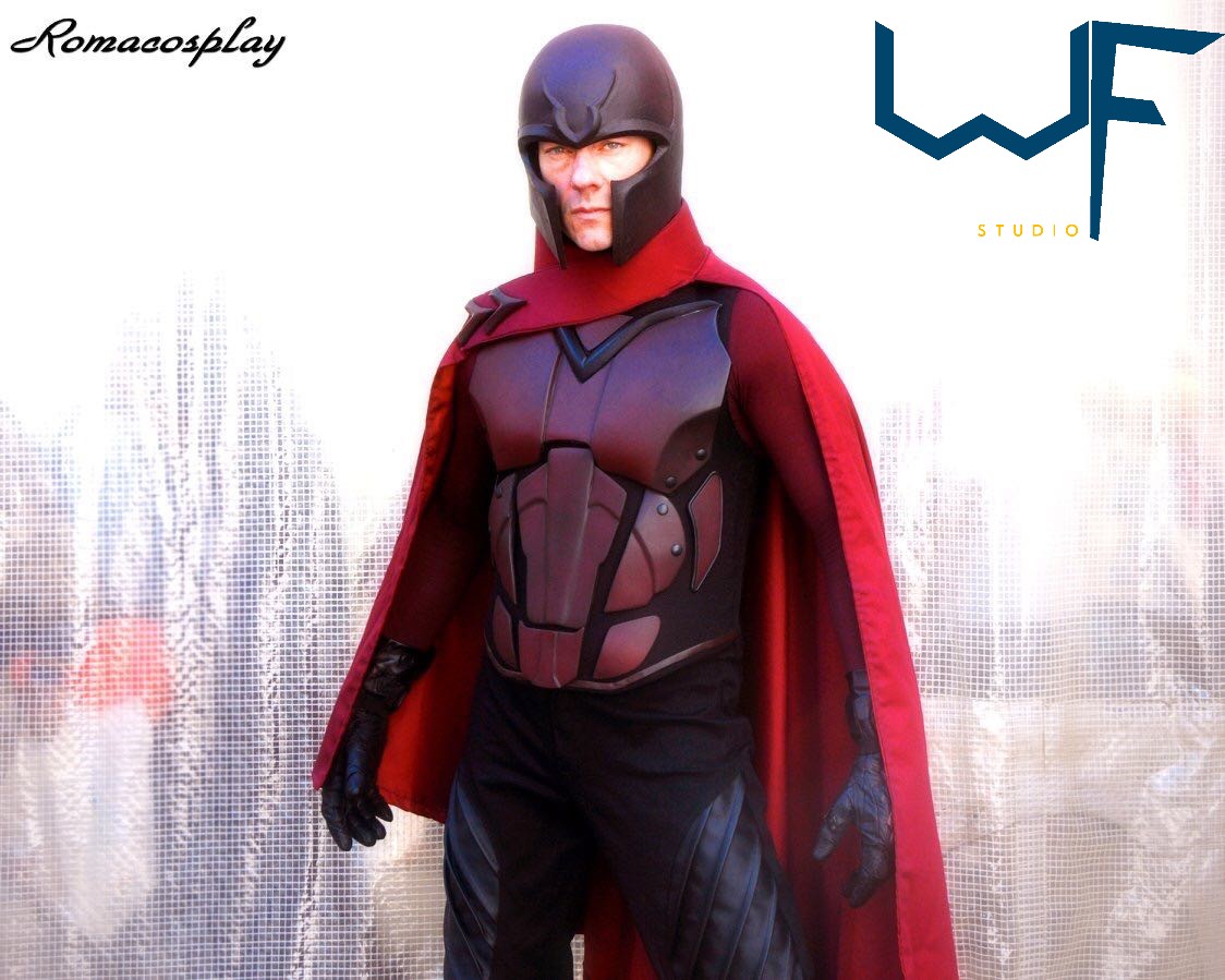 magneto cosplay costume helmet and armor marvel cosplay inspired xmen and xman superhero