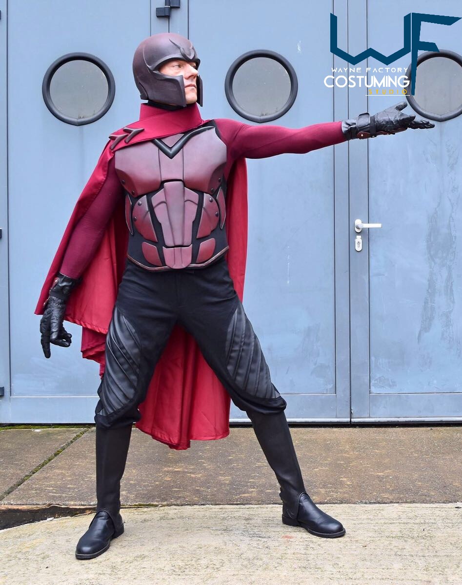 magneto cosplay costume helmet and armor marvel cosplay inspired xmen and xman superhero