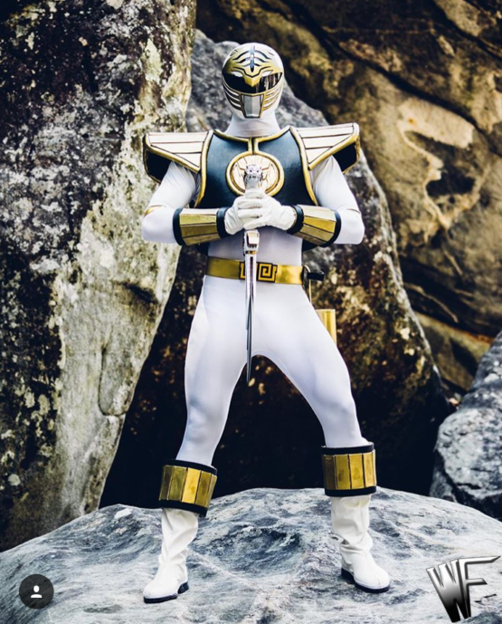 Power white ranger cosplay