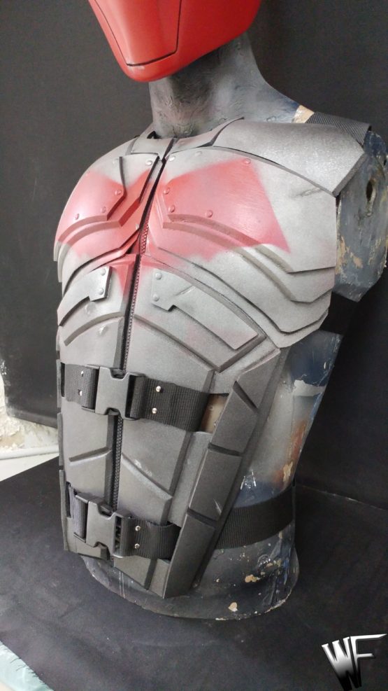 Red hood cosplay armor