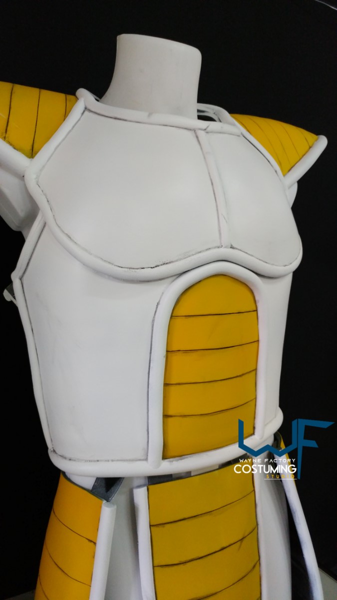 vegeta armor and muscle suit cosplay costume inspired dragon ball