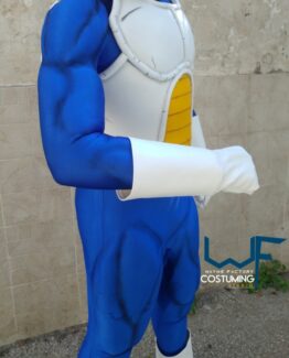 vegeta armor and muscle suit cosplay costume inspired dragon ball