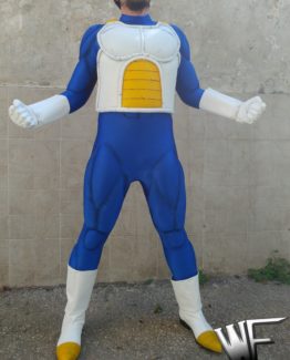 vegeta armor and muscle suit paint cosplay