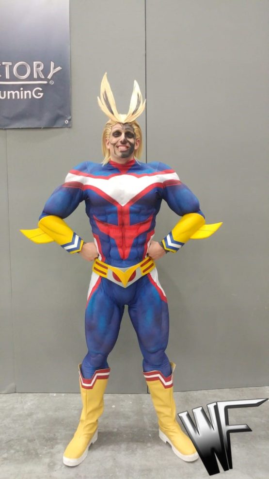 all might cosplay from my hero academia anime