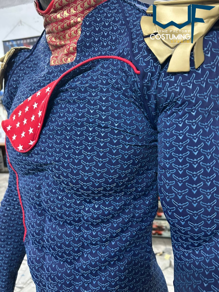 homelander cosplay props and costume inspired amazon series the boys screen printed