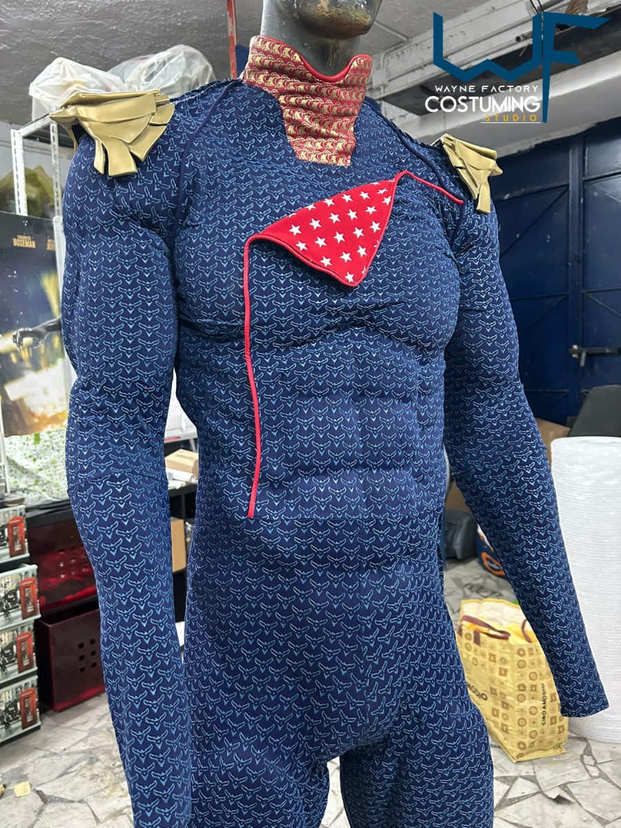 homelander cosplay props and costume inspired amazon series the boys screen printed