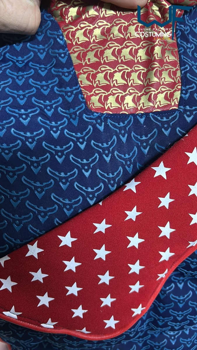homelander cosplay props and costume inspired amazon series the boys screen printed