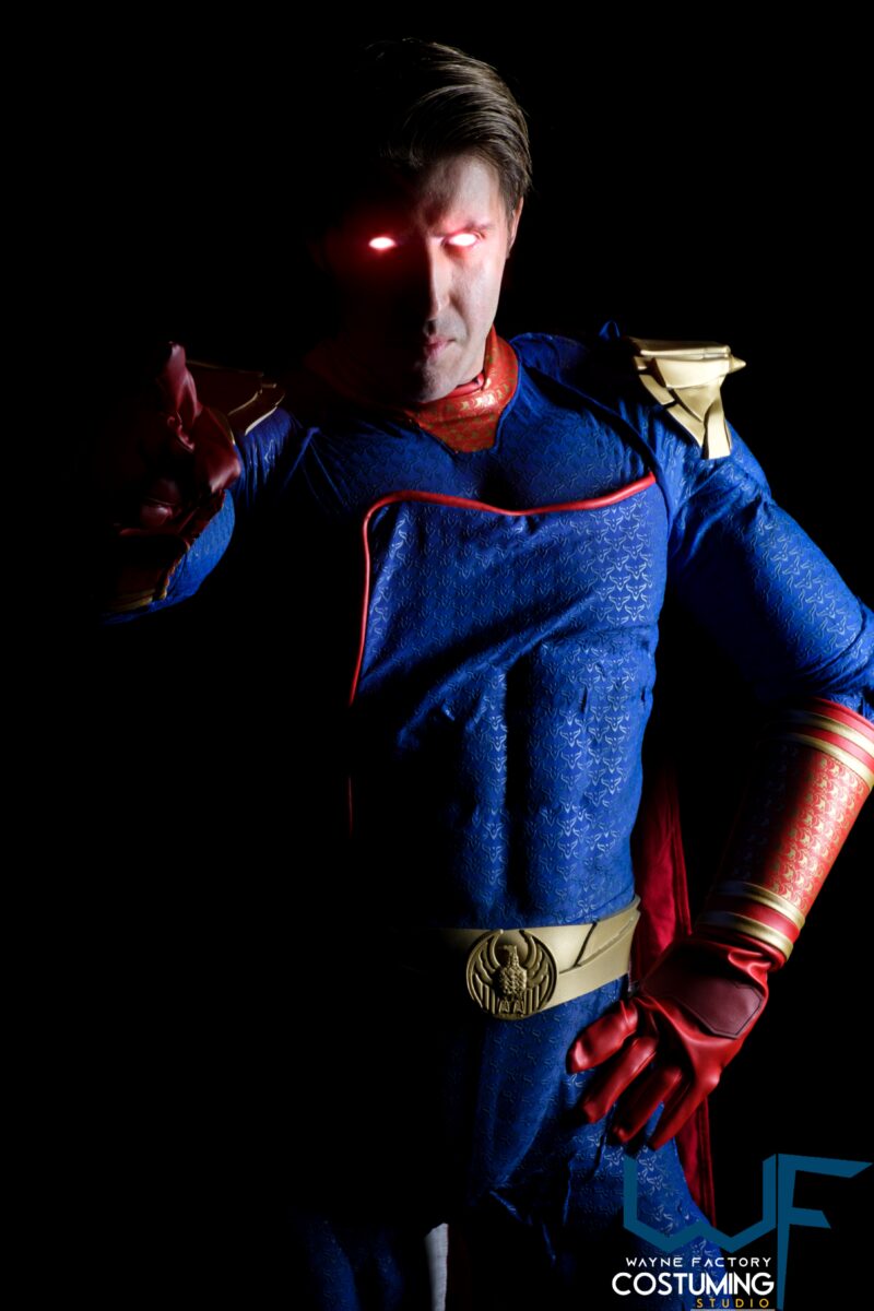 homelander cosplay props and costume inspired amazon series the boys screen printed
