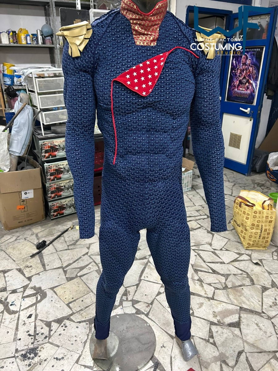 homelander cosplay props and costume inspired amazon series the boys screen printed