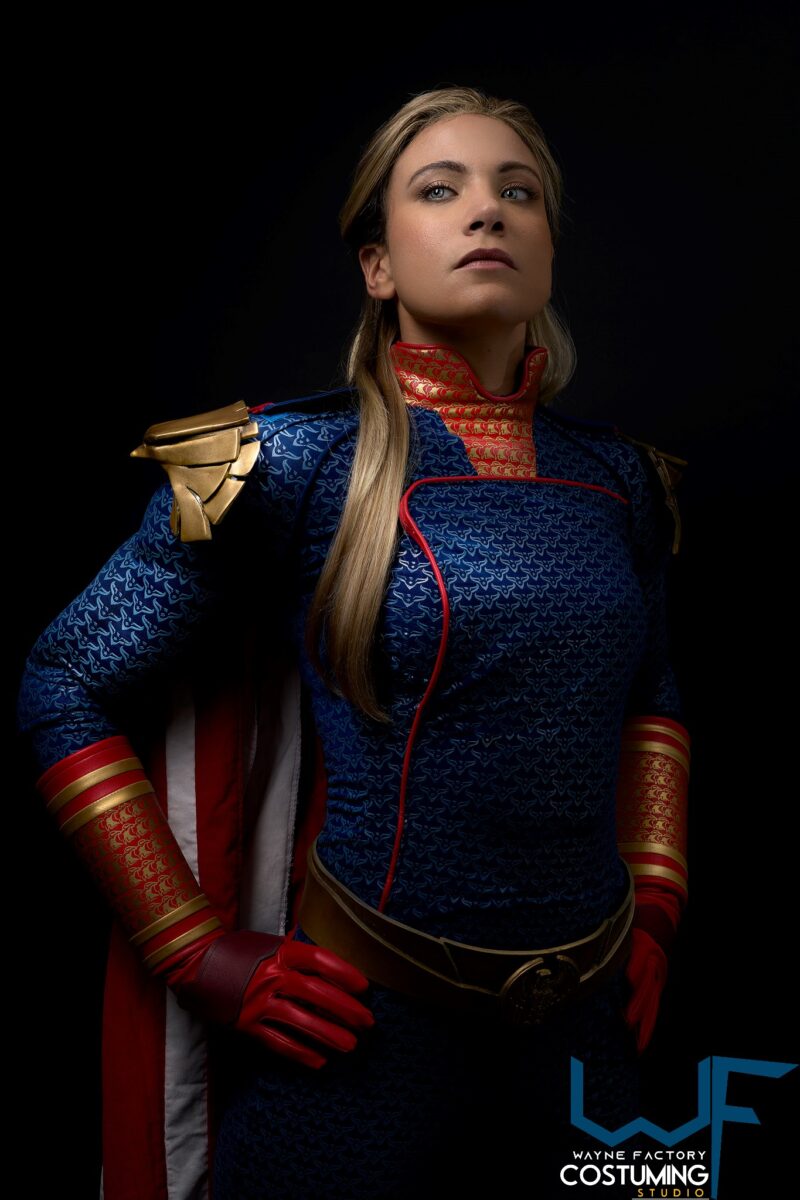homelander cosplay props and costume inspired amazon series the boys screen printed