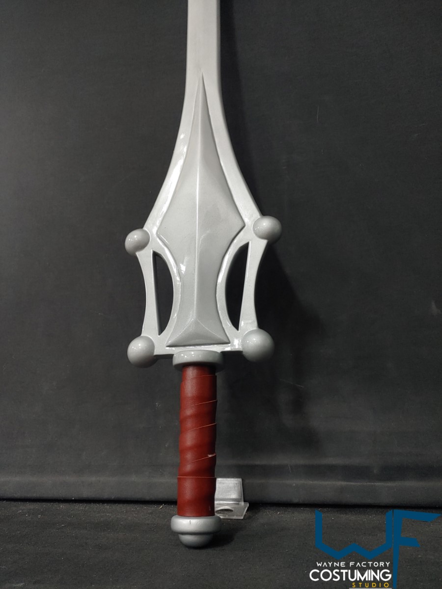 Power Sword He-Man Masters of the Universe cospay costume inspired weapon silver and purple motu