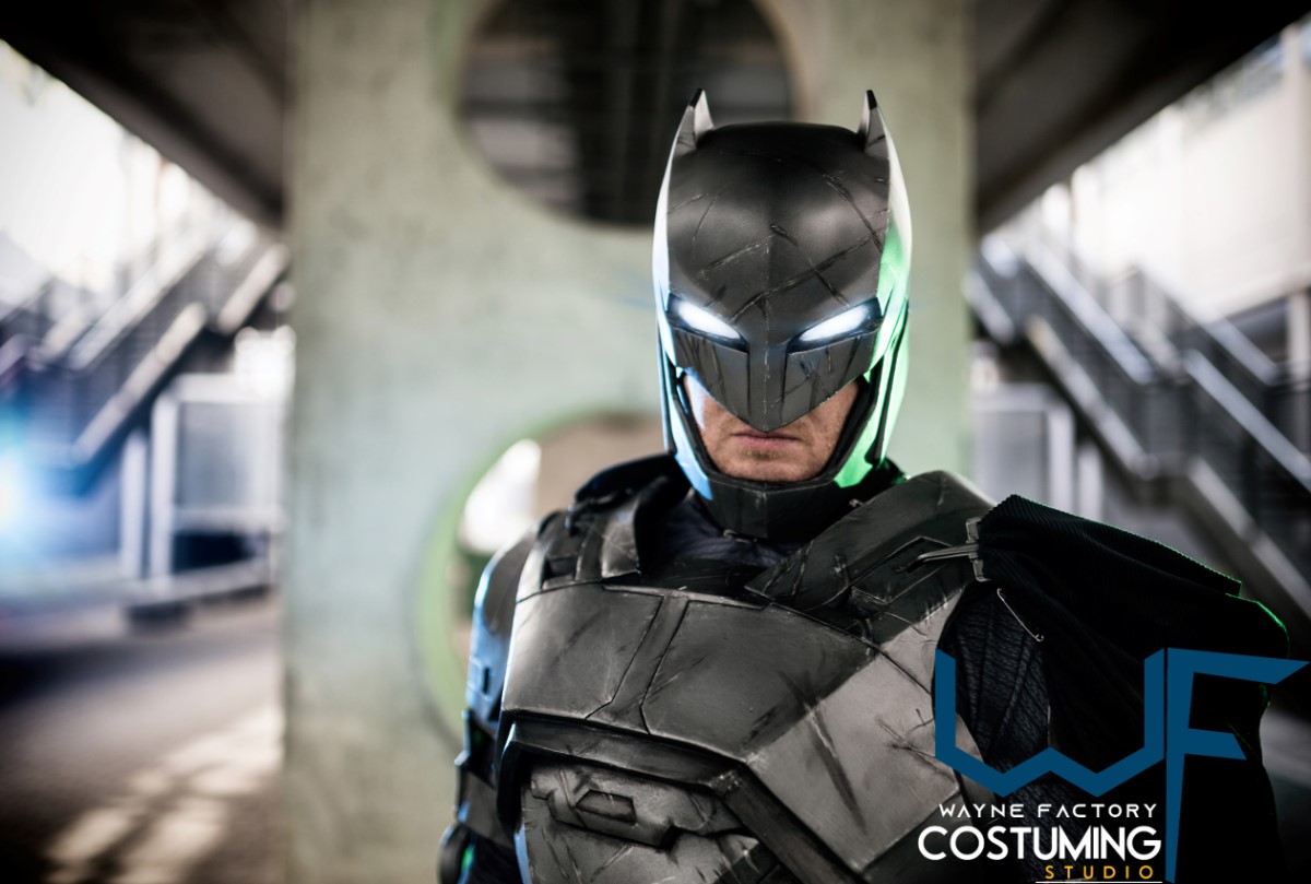 batman jla version justice league costume cosplay mask/cowl suit screen print tactical mask and version, superman vs batman armor logo emblem