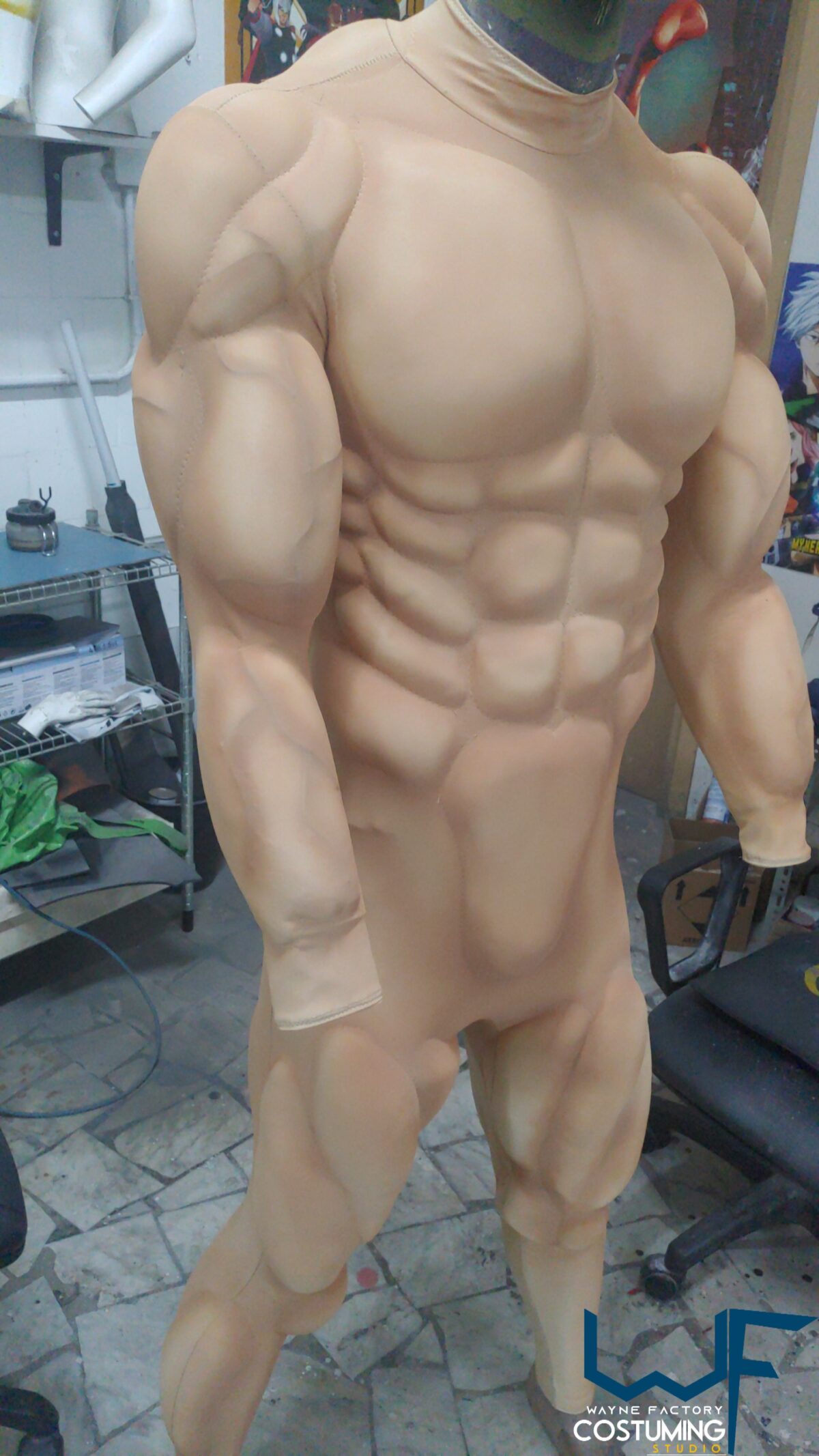 muscle suit skin color for costume cosplay superhero