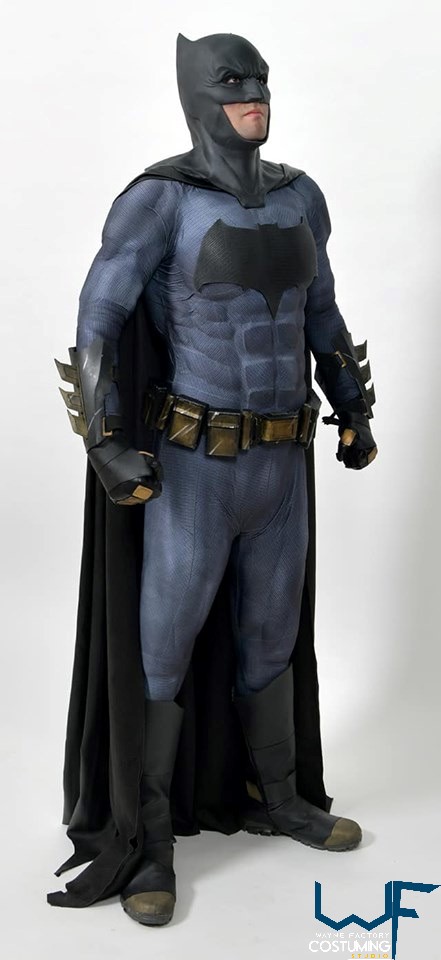 batman jla version justice league costume cosplay mask/cowl suit screen print tactical mask and version, superman vs batman armor logo emblem