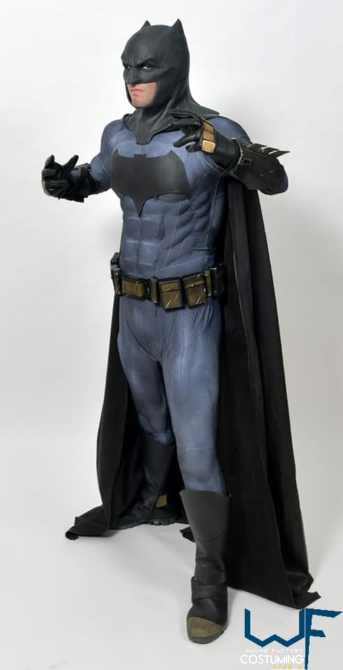 batman jla version justice league costume cosplay mask/cowl suit screen print tactical mask and version, superman vs batman armor logo emblem