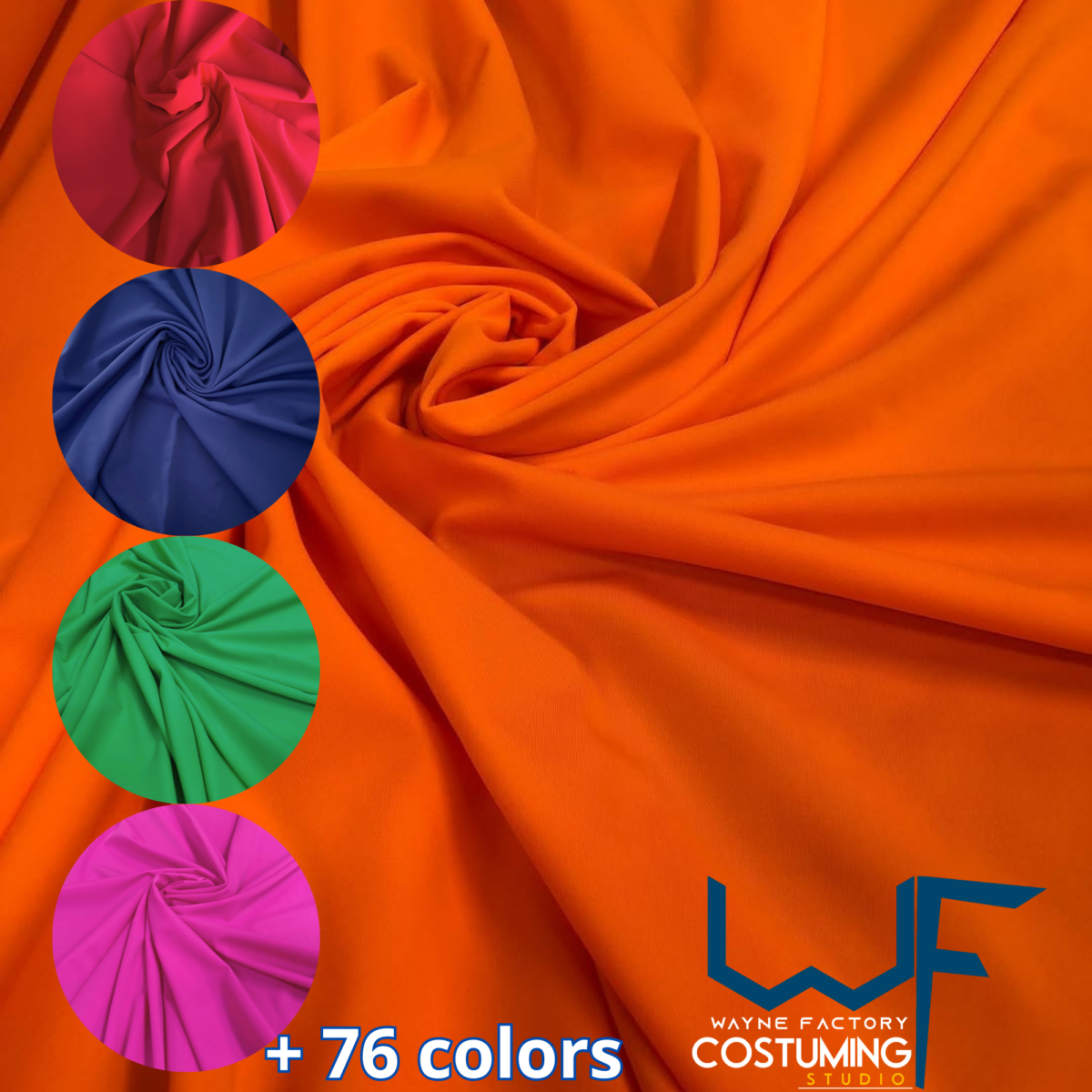 Lycra/Spandex matte- BIELASTIC and stretchable 4 way Stretch 56 colors always available. 100% Made In Italy.