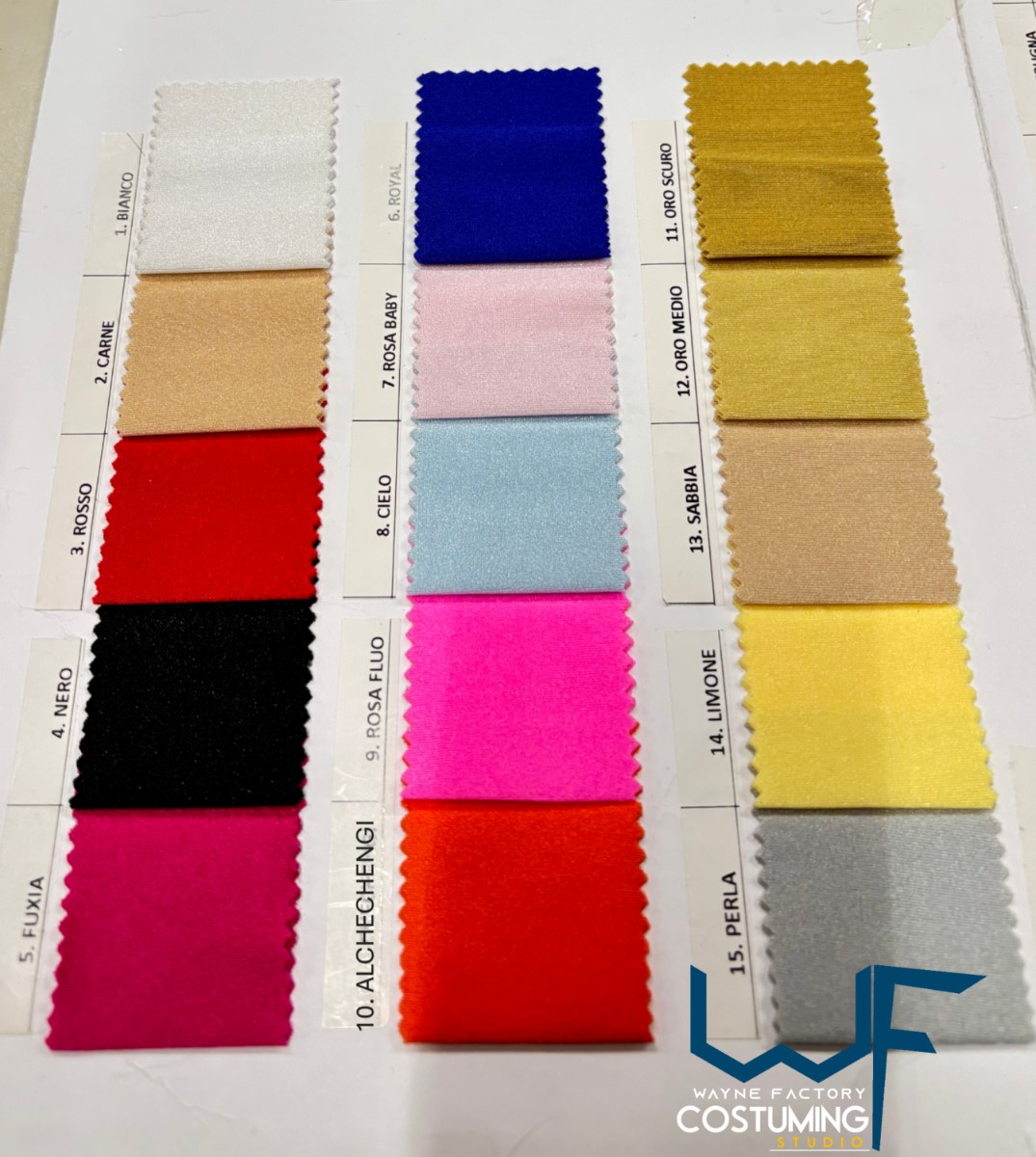 Lycra/Spandex glossy- BIELASTIC and stretchable
