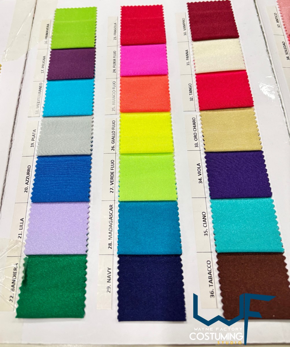 Lycra/Spandex glossy- BIELASTIC and stretchable