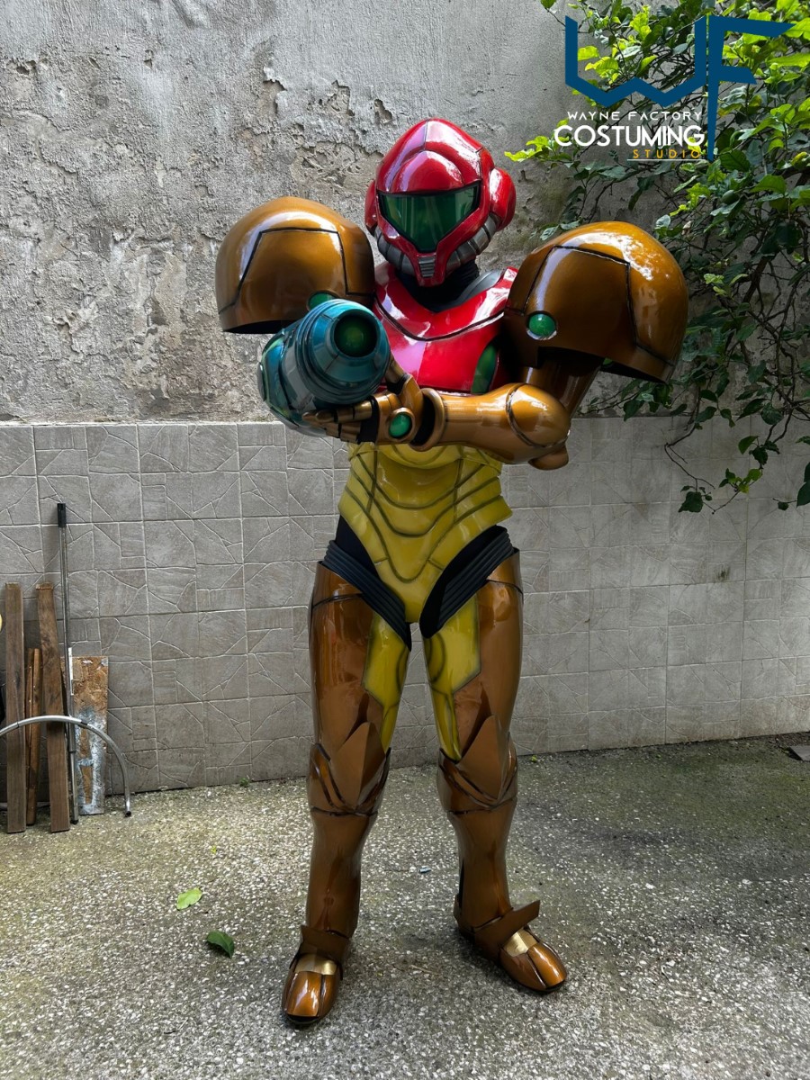 samus aran metroid videogame nintendo cosplay costume armor inspired