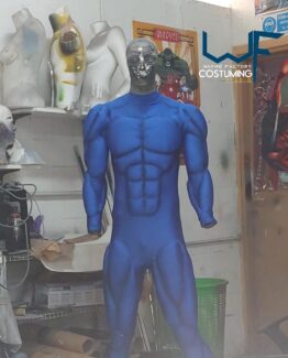 muscle suit cosplay costume under suit foam pads superhero pump fitness spandex lycra