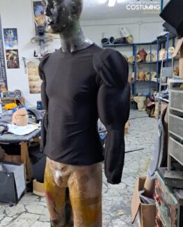 muscle suit cosplay costume under suit foam pads superhero pump fitness spandex lycra