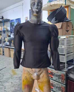 muscle suit cosplay costume under suit foam pads superhero pump fitness spandex lycra