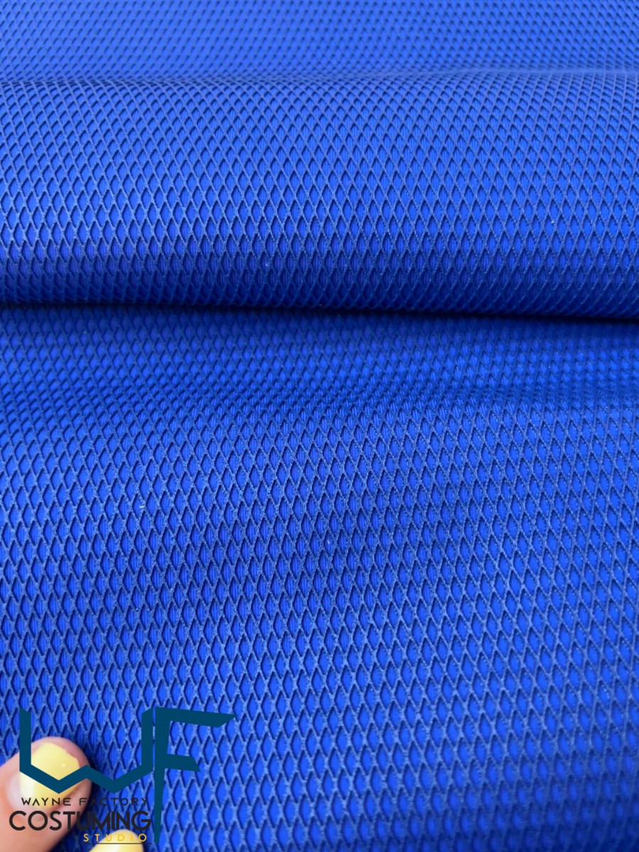 diamond mesh pattern texture screen printed fabric spandex lycra for cosplay and superhero elastic stretch tiles costume