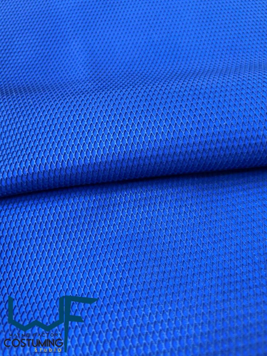 diamond mesh pattern texture screen printed fabric spandex lycra for cosplay and superhero elastic stretch tiles costume