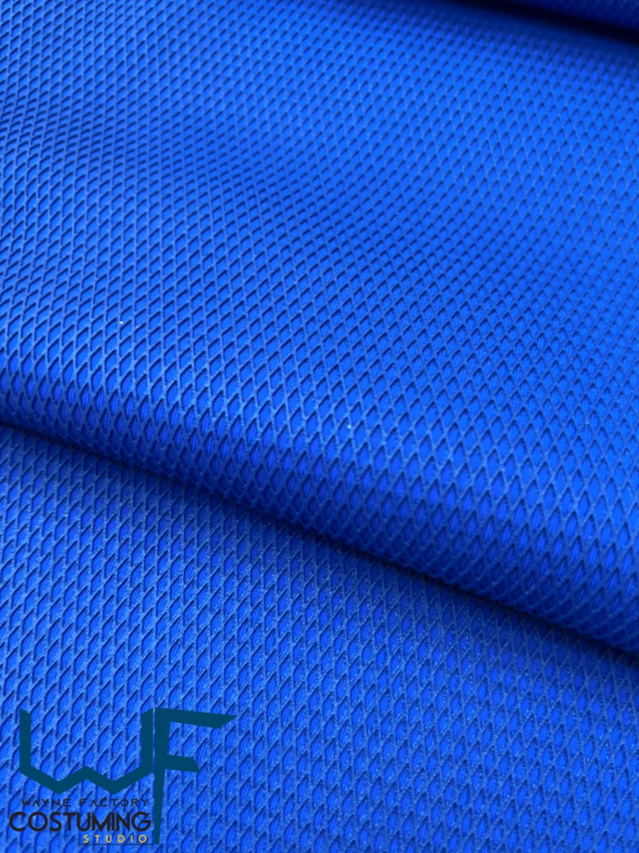 diamond mesh pattern texture screen printed fabric spandex lycra for cosplay and superhero elastic stretch tiles costume