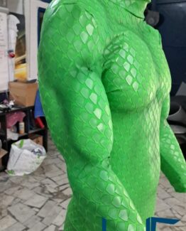 Muscle suit green goblin with screen printed fabric cosplay costume marvel comics superhero spiderman