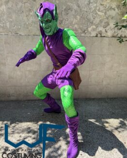 green goblin mask/cowl spiderman marvel ispired comics cosplay costume