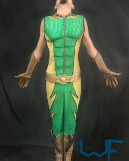 the deep homelander cosplay props and costume inspired amazon series tv show the boys screen printed fabric