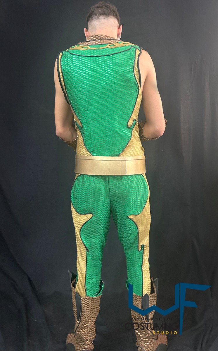 the deep homelander cosplay props and costume inspired amazon series tv show the boys screen printed fabric