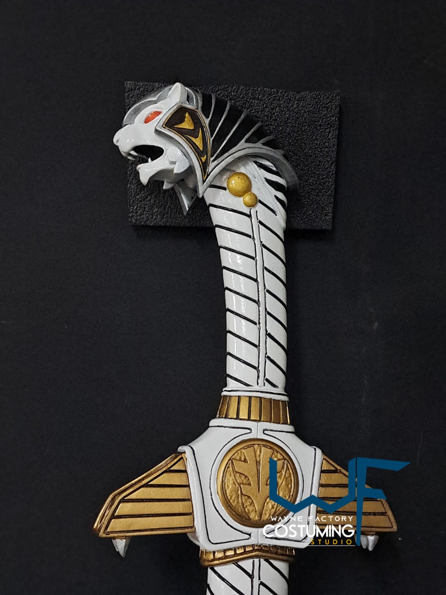 saba sword tommy oliver mighty morphin power rangers white mmpr weapon tigerzord old dragonzord dragon dagger cosplay props accessories inspired