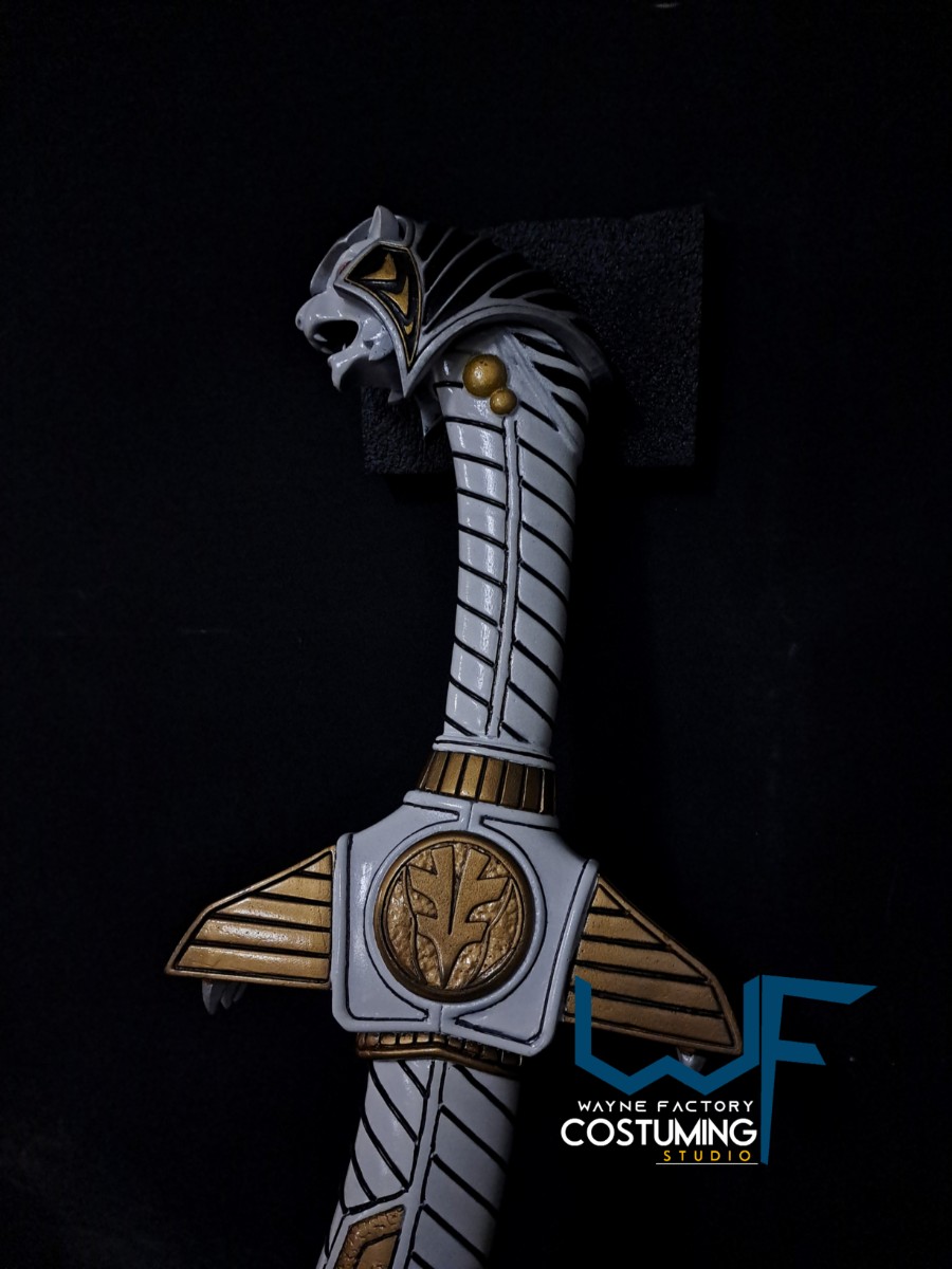 saba sword tommy oliver mighty morphin power rangers white mmpr weapon tigerzord old dragonzord dragon dagger cosplay props accessories inspired