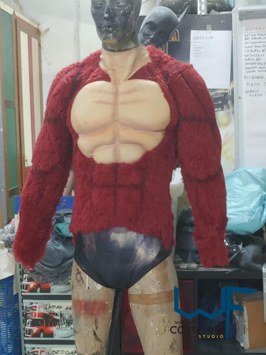 goku ss4 dragon ball super saiyan scimmione with fur muscle suit cosplay costume inspired
