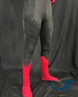 spiderman far from home costume cosplay with screen print fabrics marvelc comics cinematic costuming