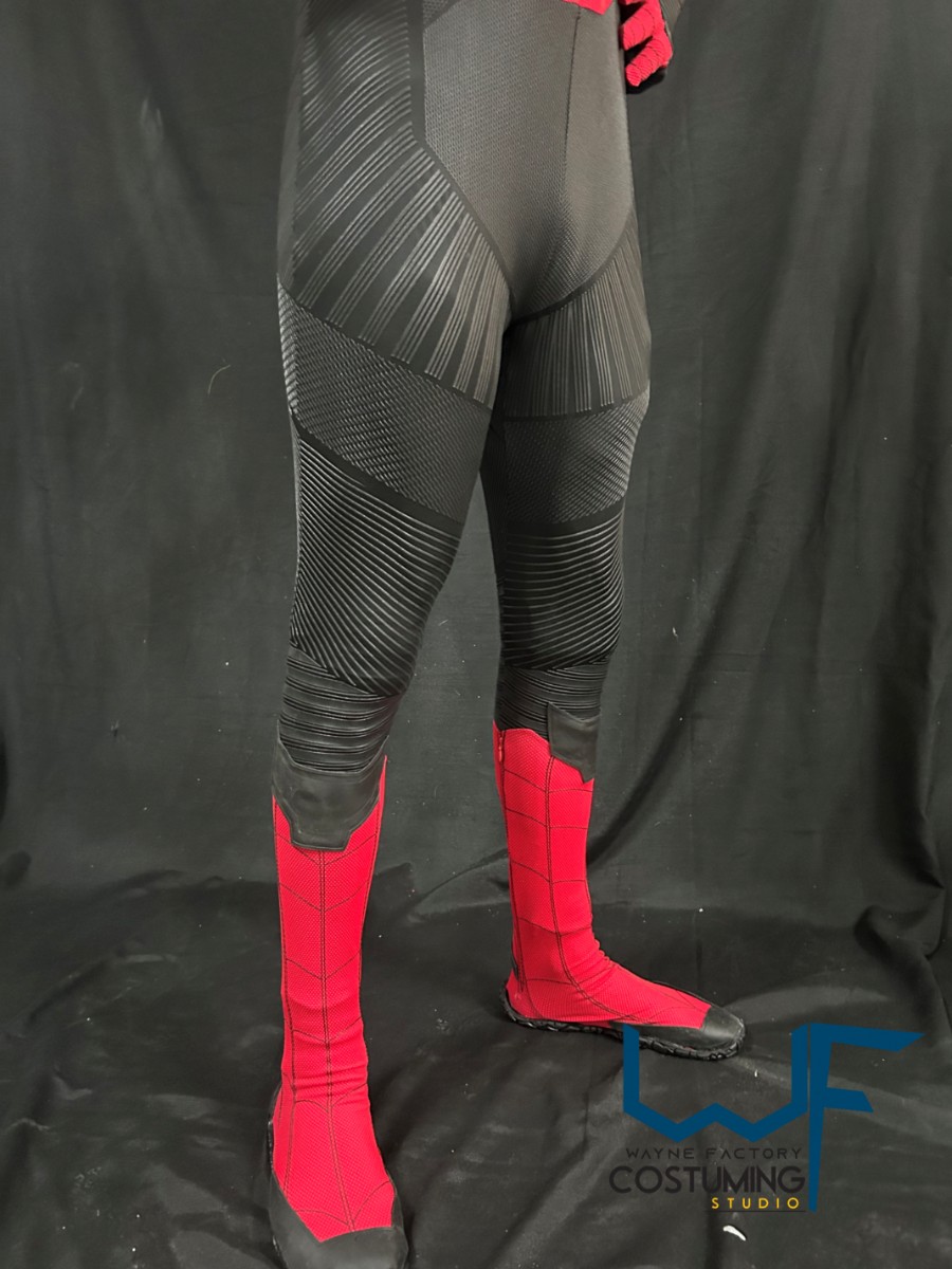 spiderman far from home costume cosplay with screen print fabrics marvelc comics cinematic costuming