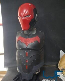 red hood dc comics helmet cosplay inspired resin cast eva foam film props batman family