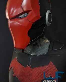 red hood dc comics helmet cosplay inspired resin cast eva foam film props batman family